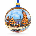Cheyenne Depot Museum, Cheyenne, Wyoming Glass Ball Christmas Ornament 4 Inches