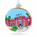 The Museum of Egyptian Antiquities, Cairo, Egypt Glass Christmas Ornament