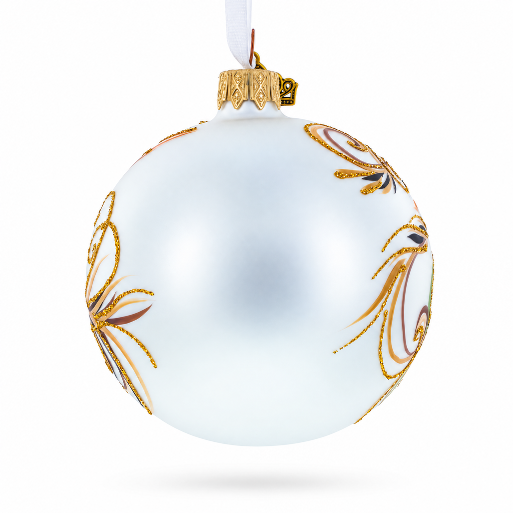 Coneflowers Glass Ball Ornament