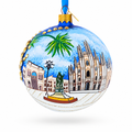 Duomo di Milano, Milan, Italy Glass Ball Christmas Ornament 4 Inches