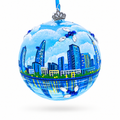 Ho Chi Minh City, Vietnam Glass Ball Christmas Ornament 4 Inches