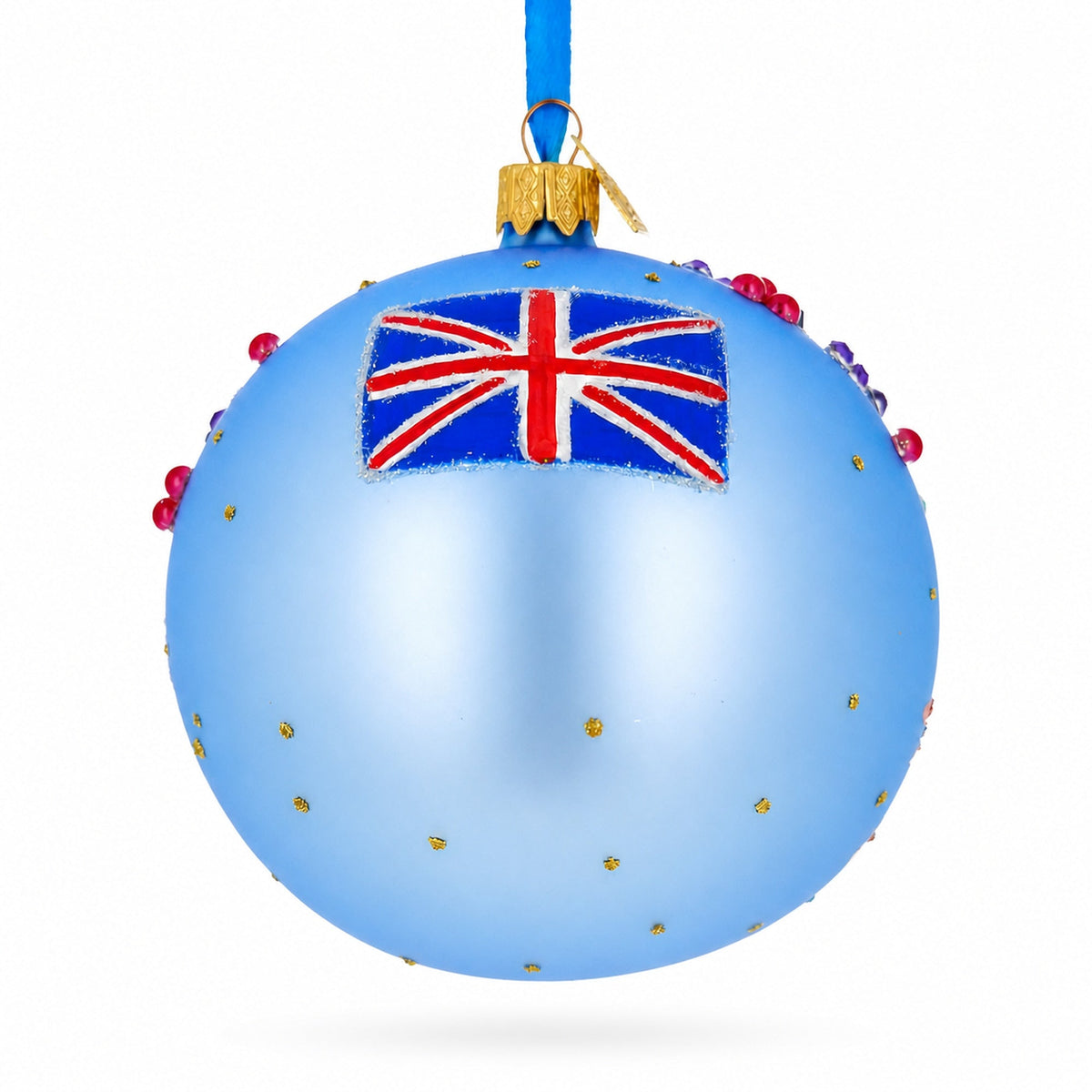 Buckingham Palace, London Landmark, UK Glass Ball Christmas Ornament