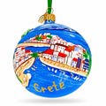 Crete, Greece Glass Ball Christmas Ornament