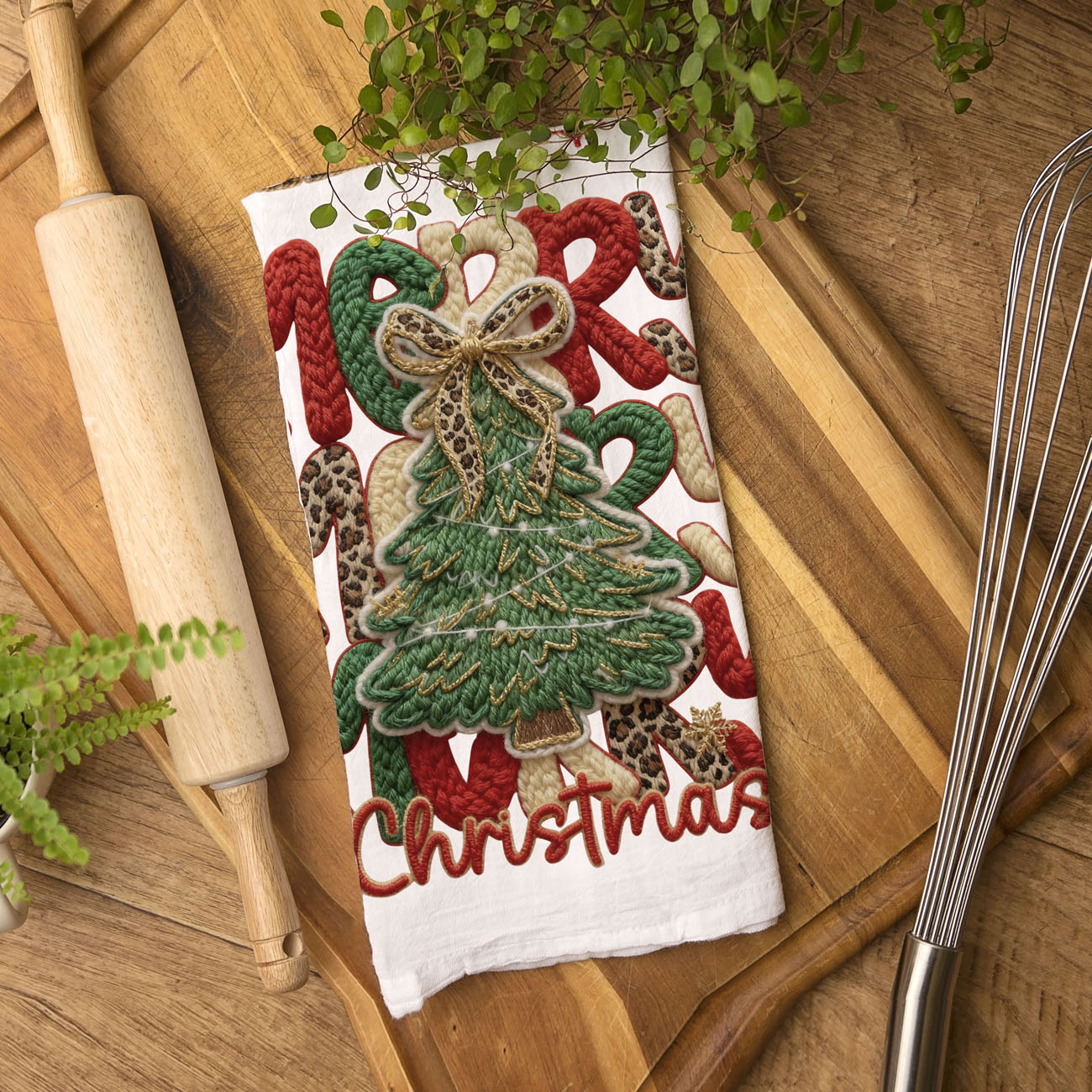Merry Gingerbread Kitchen Towel