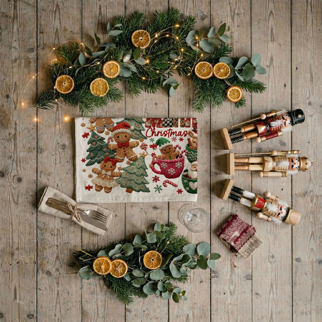 Merry Gingerbread Kitchen Towel