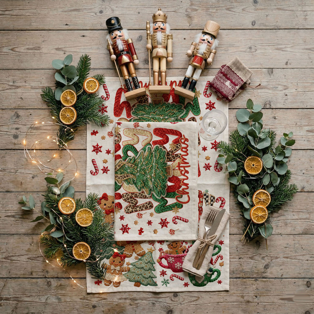Merry Gingerbread Kitchen Towel