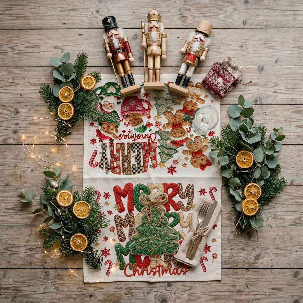 Merry Gingerbread Kitchen Towel
