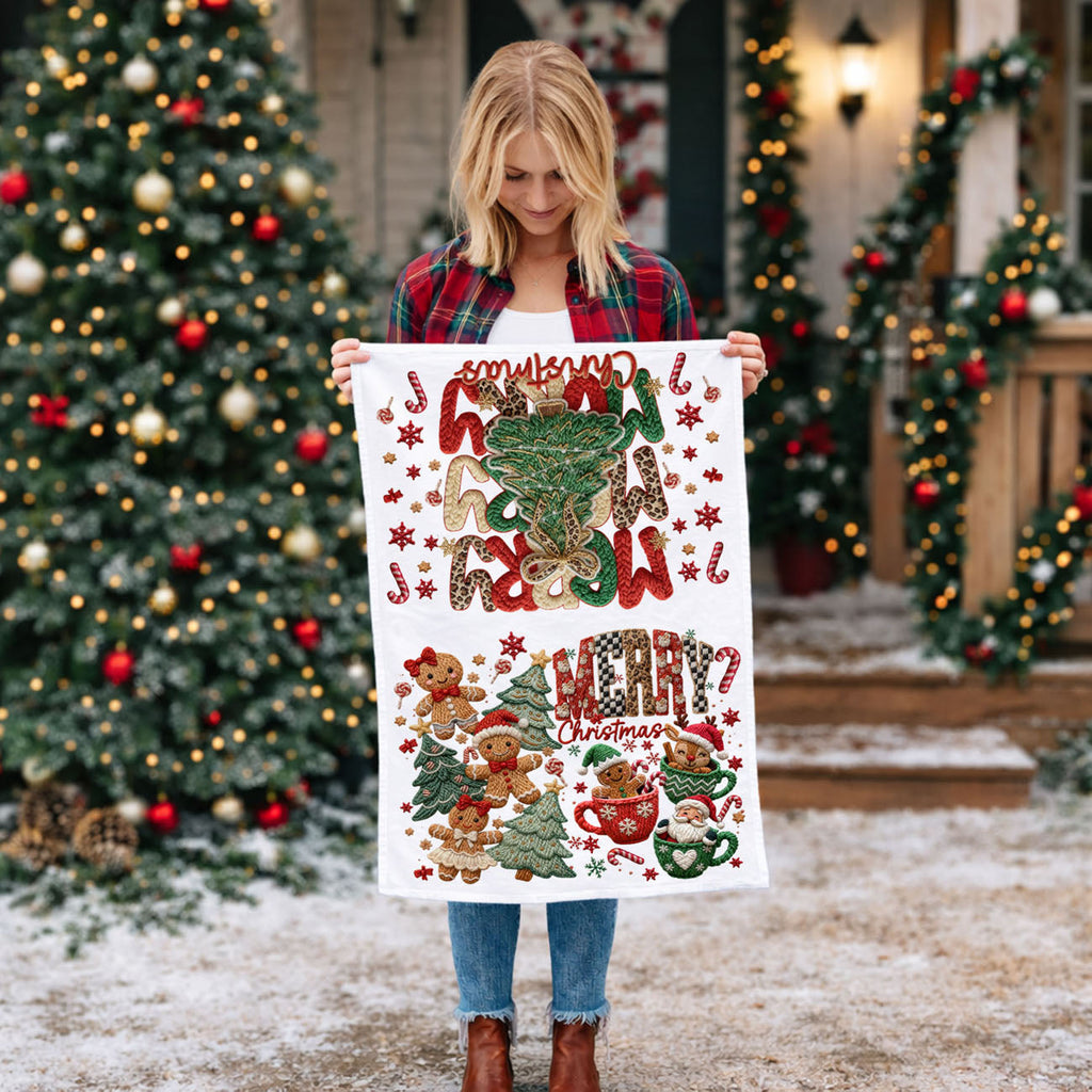 Merry Gingerbread Kitchen Towel