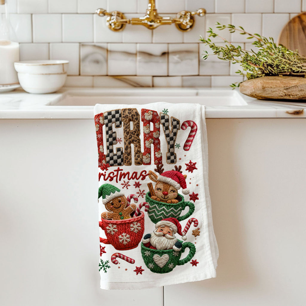 Merry Gingerbread Kitchen Towel