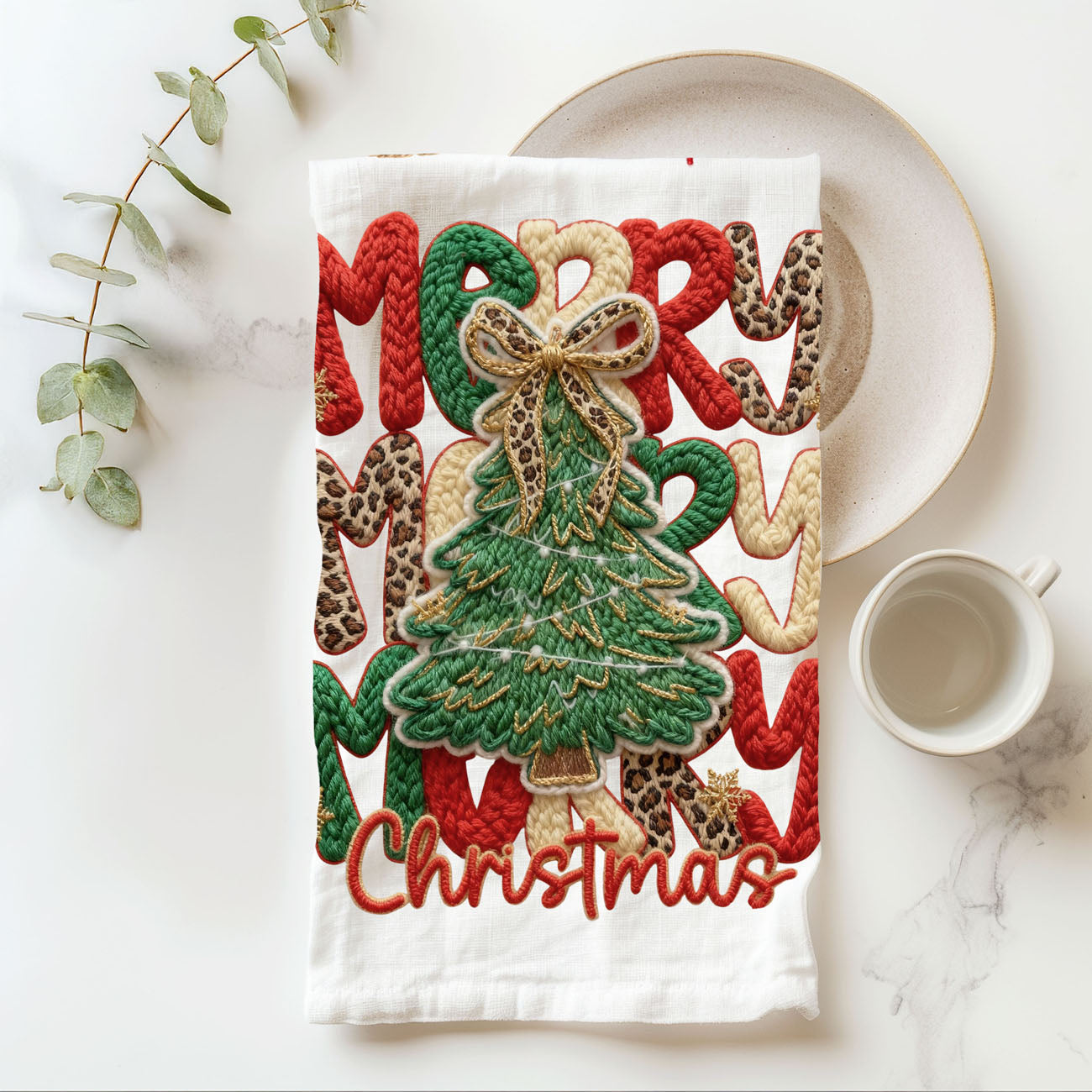 Merry Gingerbread Kitchen Towel