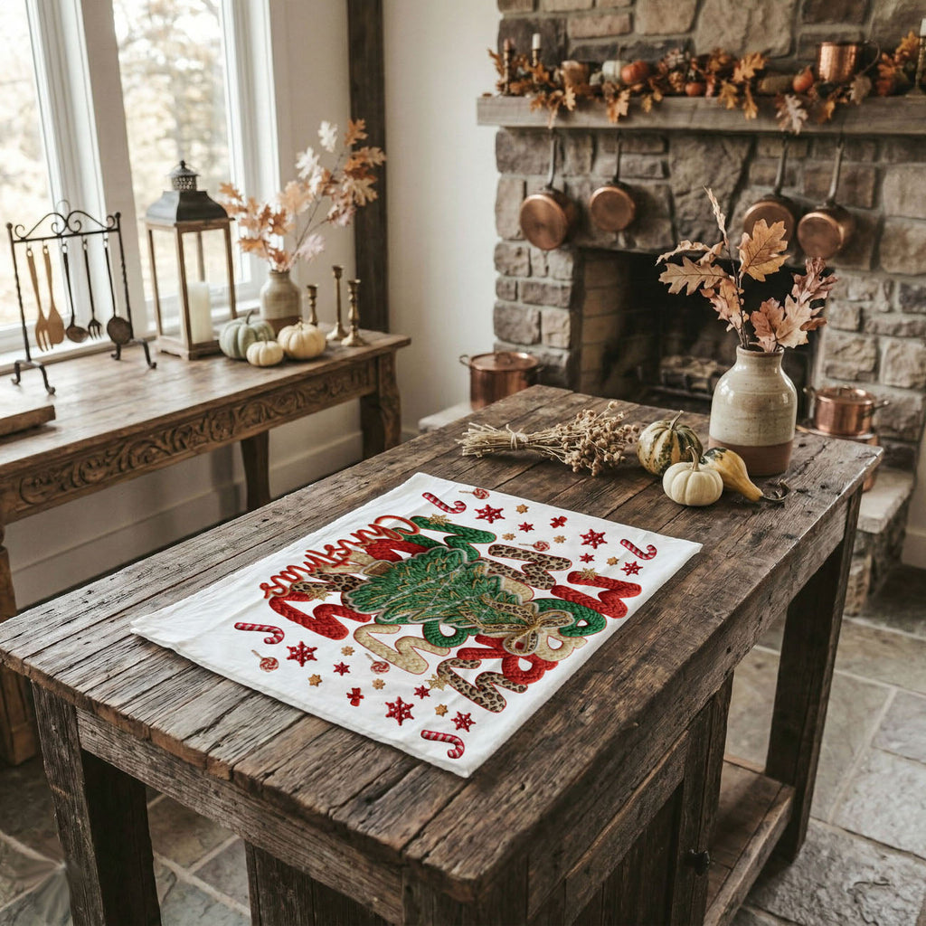 Merry Gingerbread Kitchen Towel