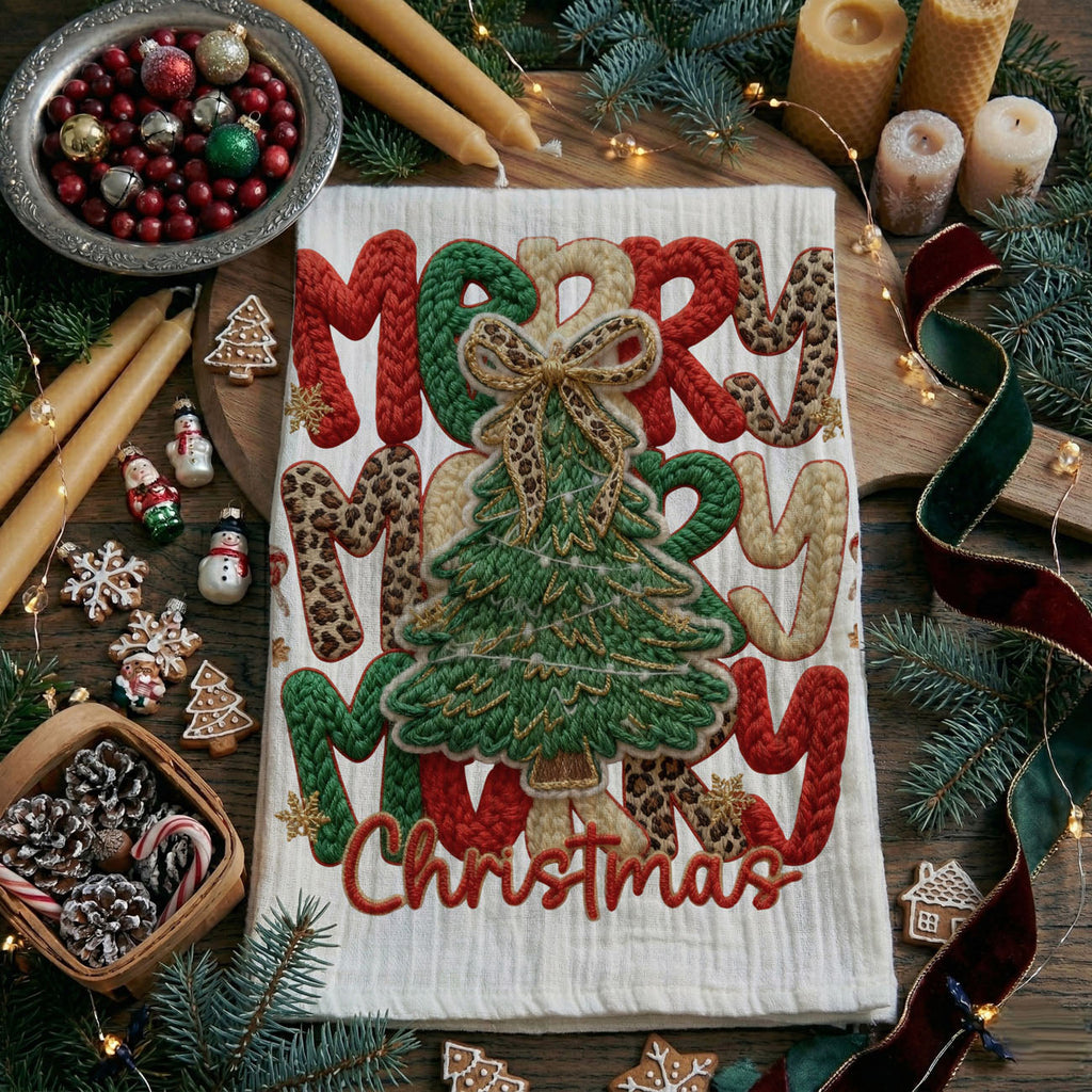 Merry Gingerbread Kitchen Towel