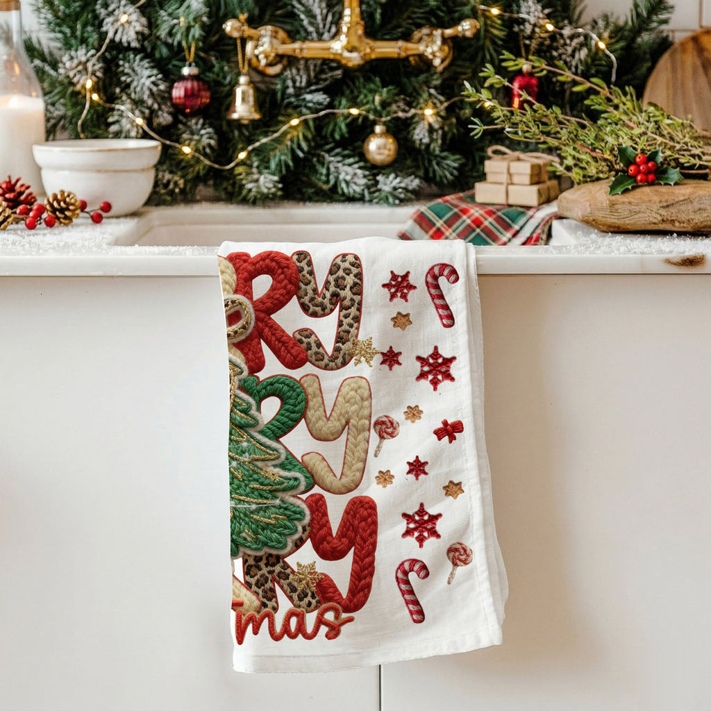 Merry Gingerbread Kitchen Towel