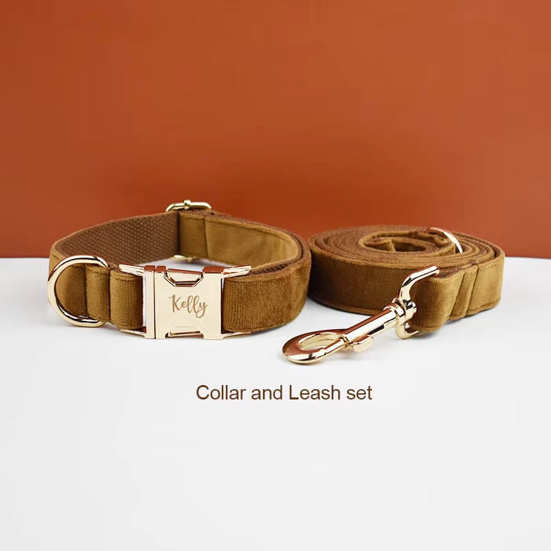 Light Coffee Velvet Set