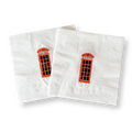 London Telephone Booth Large Paper Napkins (16pcs)