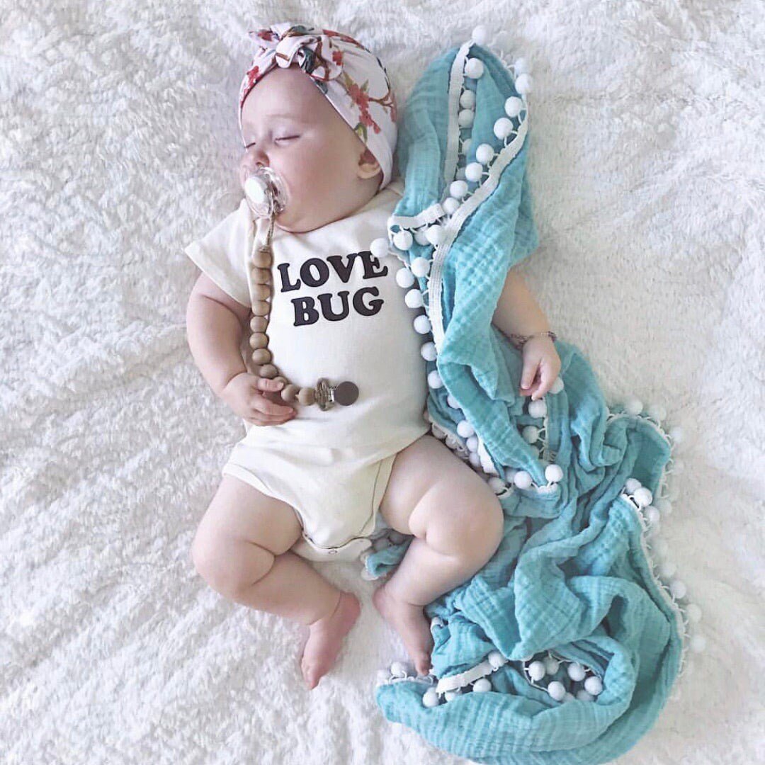 Love Bug Organic Baby Bodysuit