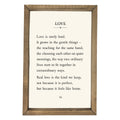 Love Vintage Framed Art
