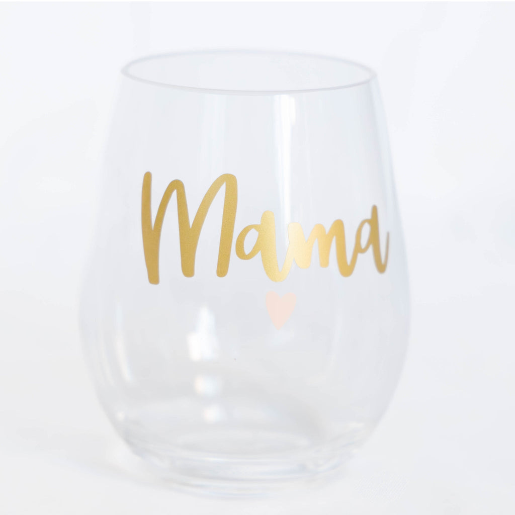 Mama Wine Glass & Tumbler | Mother's Day Drinkware Gift for Mom