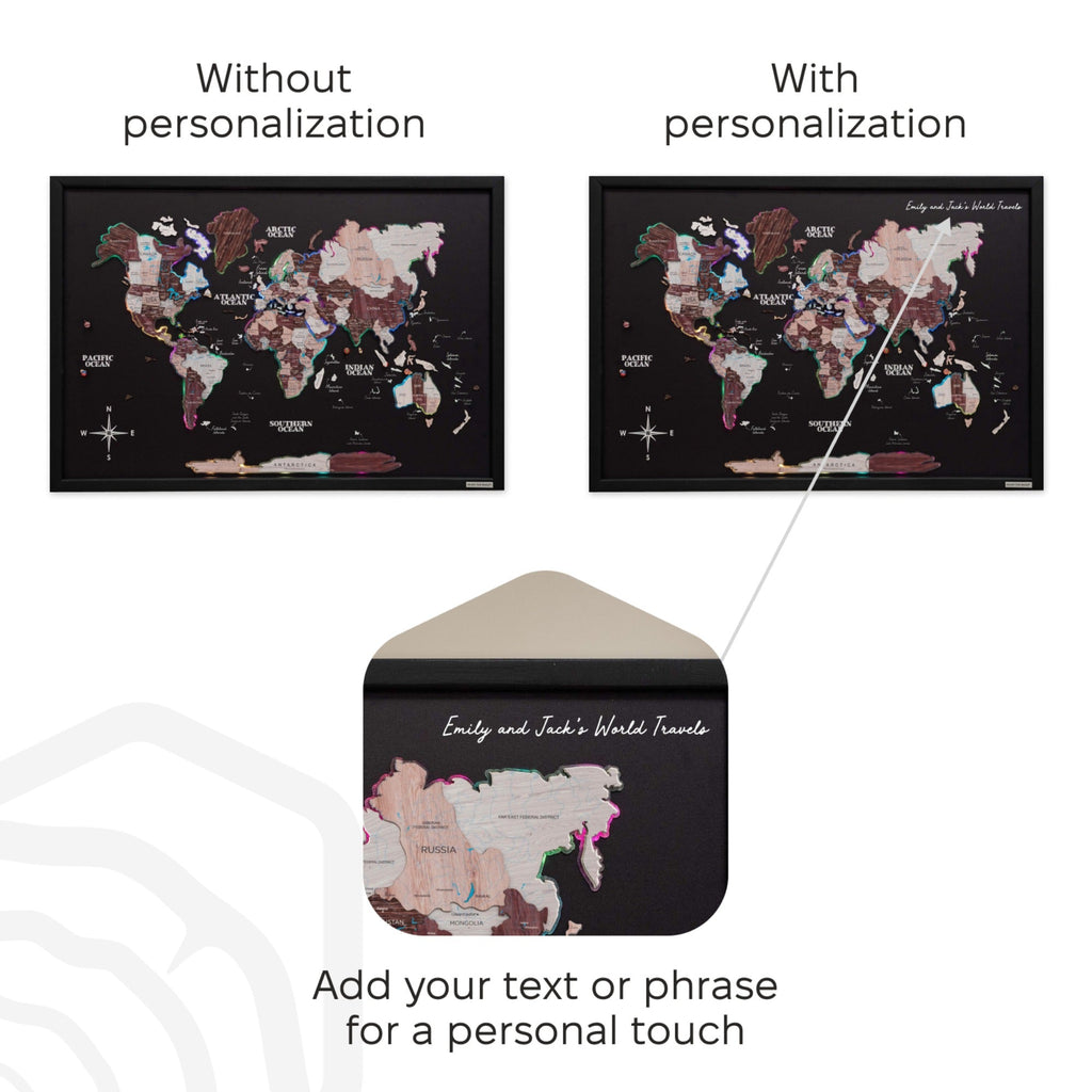 Map on Board LED 2.0 Cappuccino
