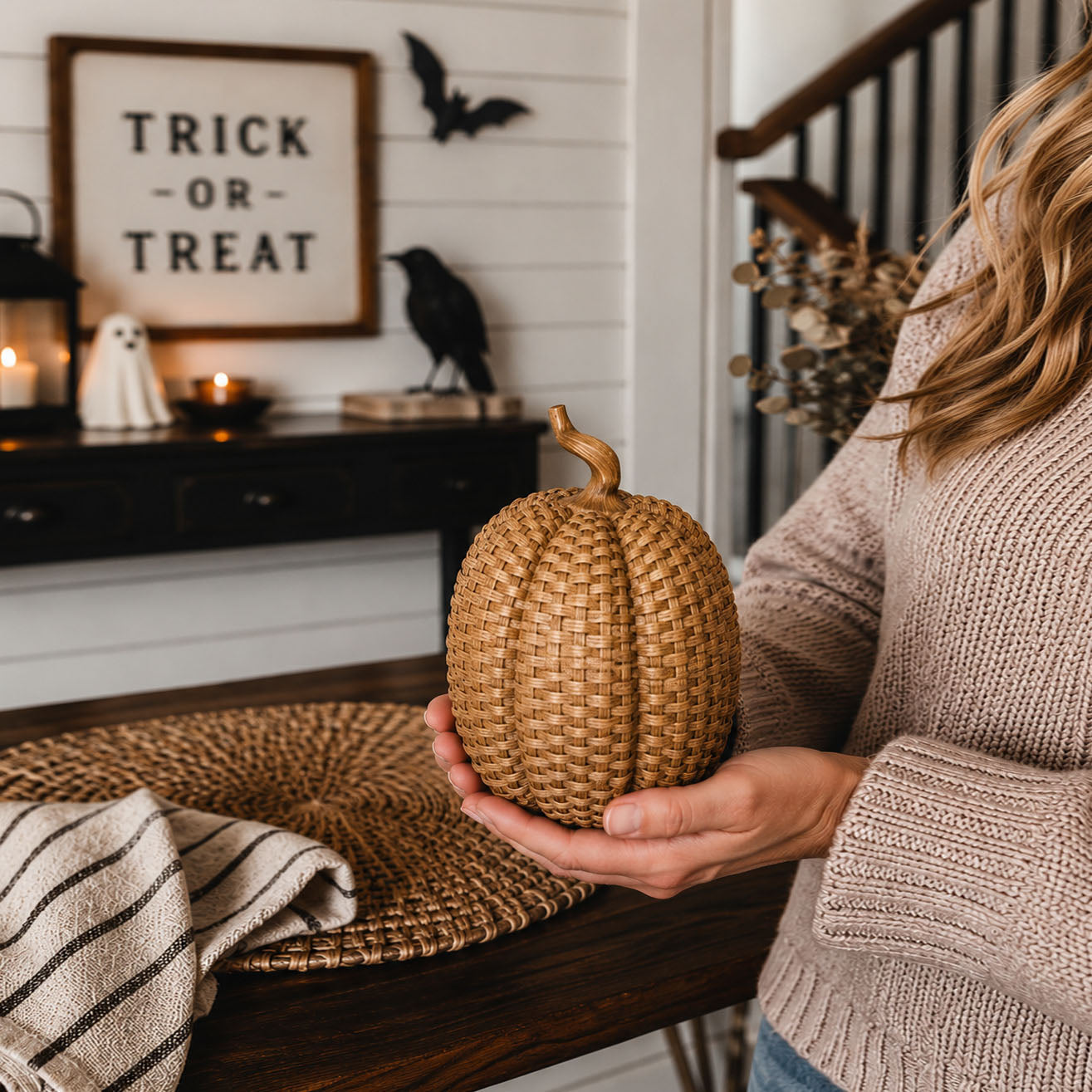 Rattan Pumpkins