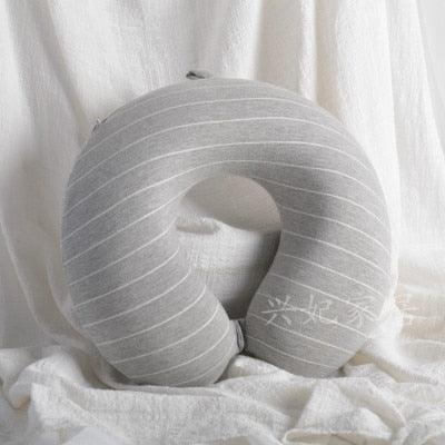 Memory Foam U-Shaped pillow Slow Rebound Neck Pillow Nap Airplane Pillow Travel Cartoon Memory U-Shaped Headrest Long Trip Sleep With No Neck Pain Super Soft Memory Foam Neck Pillow Easy Washing With Removable Cover By My Perfect Dream