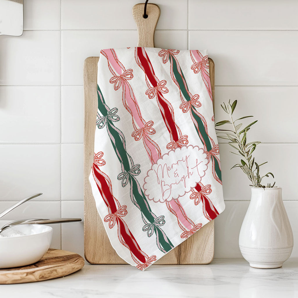 Merry and Bright Kitchen Towel