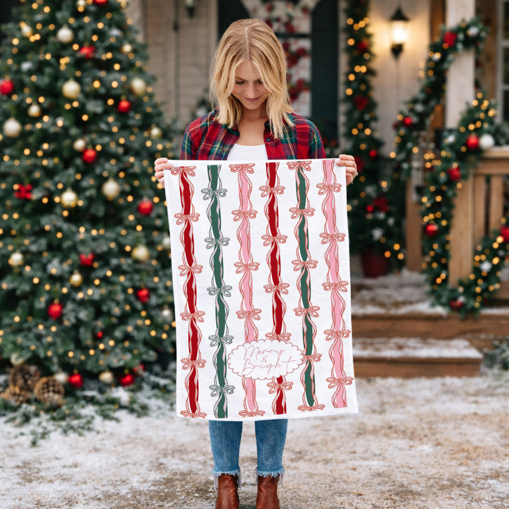 Merry and Bright Kitchen Towel