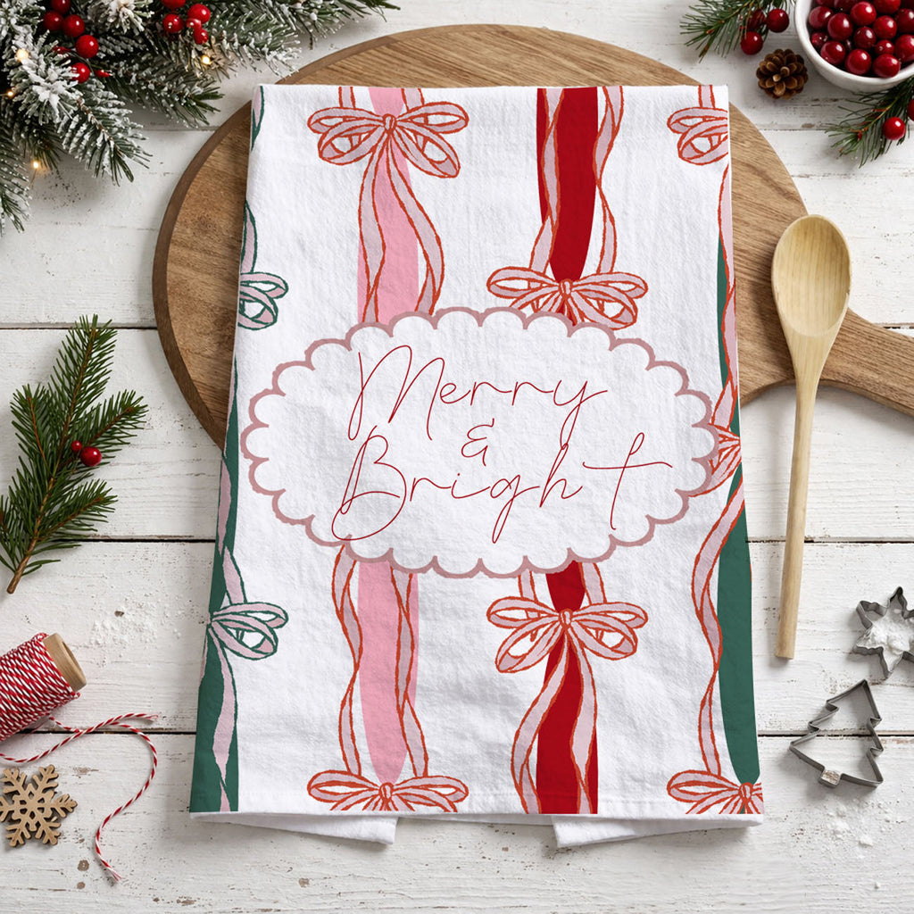 Merry and Bright Kitchen Towel