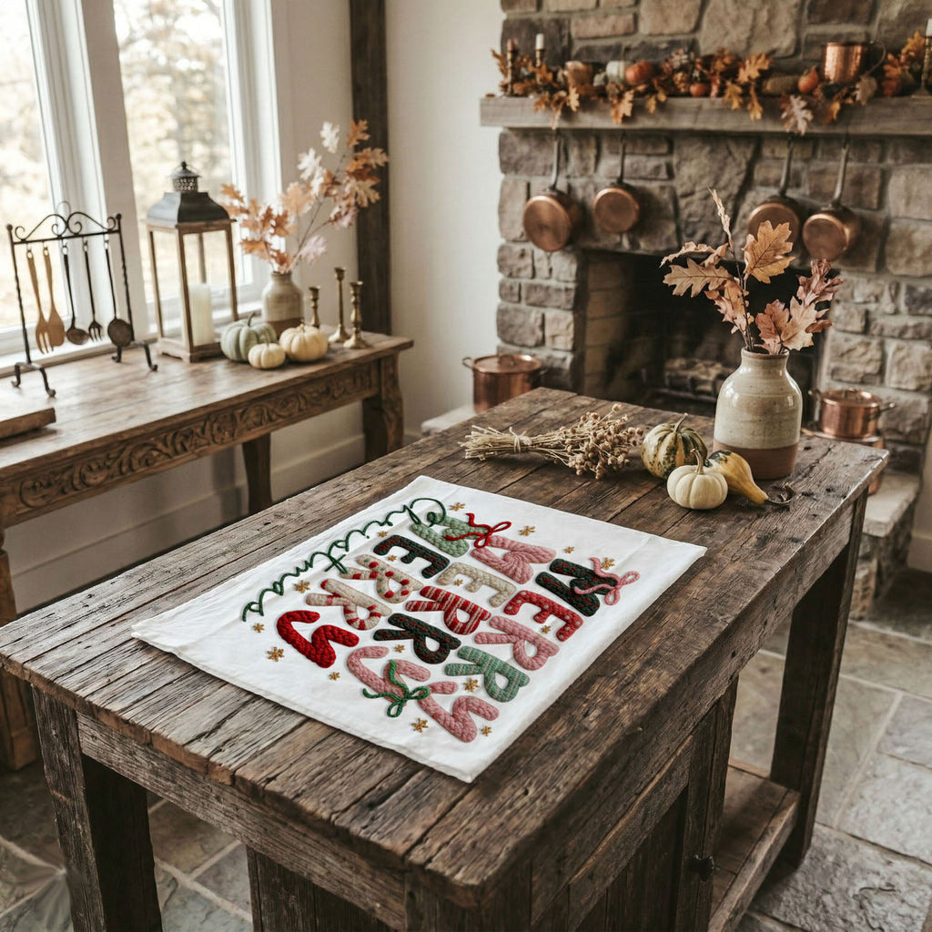 Nutcracker Pink Kitchen Towel