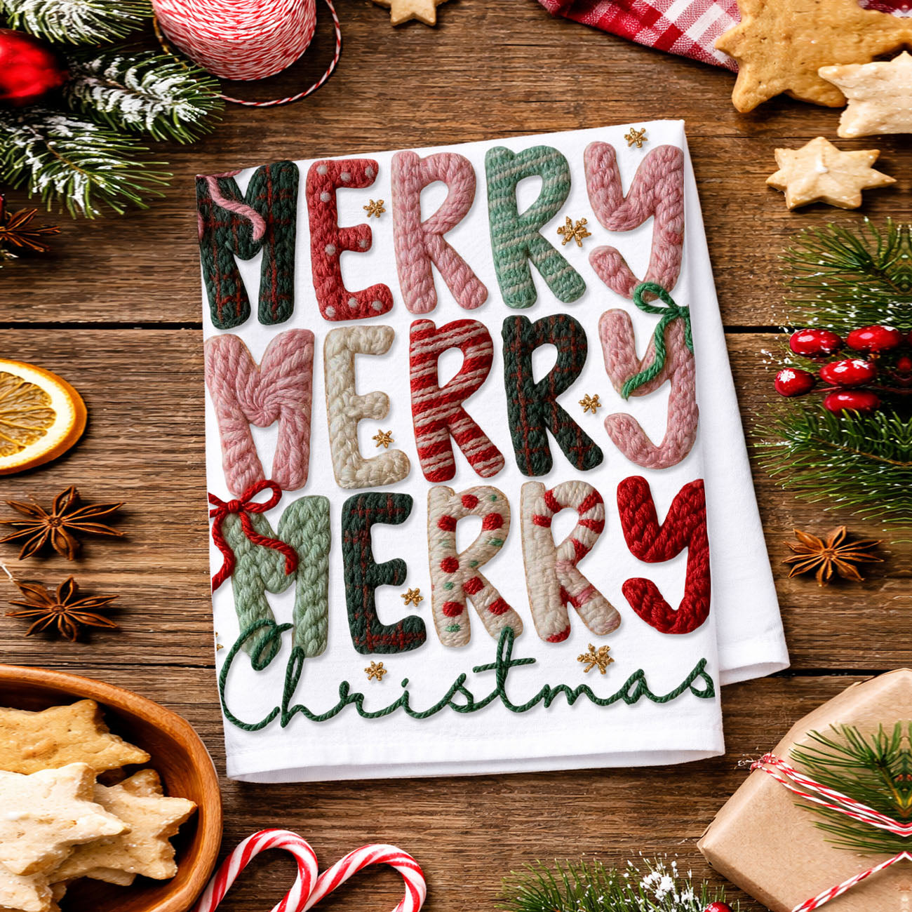 Nutcracker Pink Kitchen Towel
