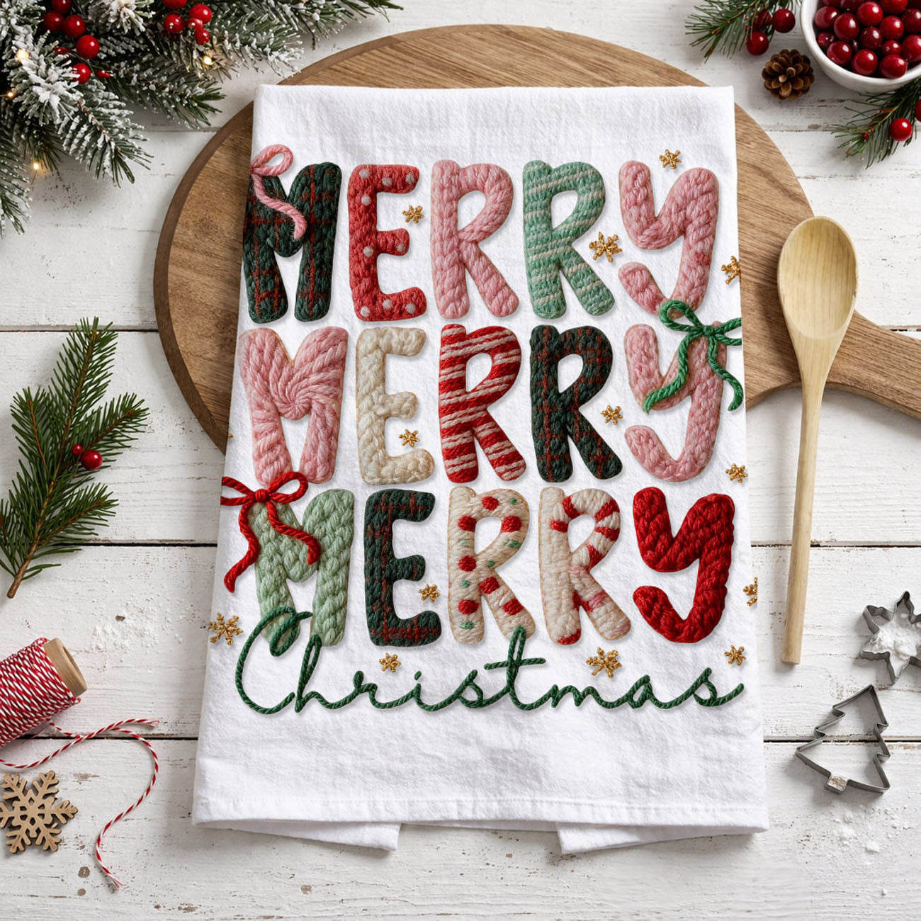 Nutcracker Pink Kitchen Towel