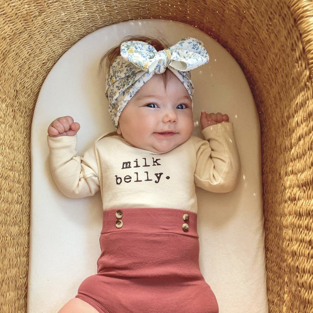 Milk Belly Organic Bodysuit Long Sleeve