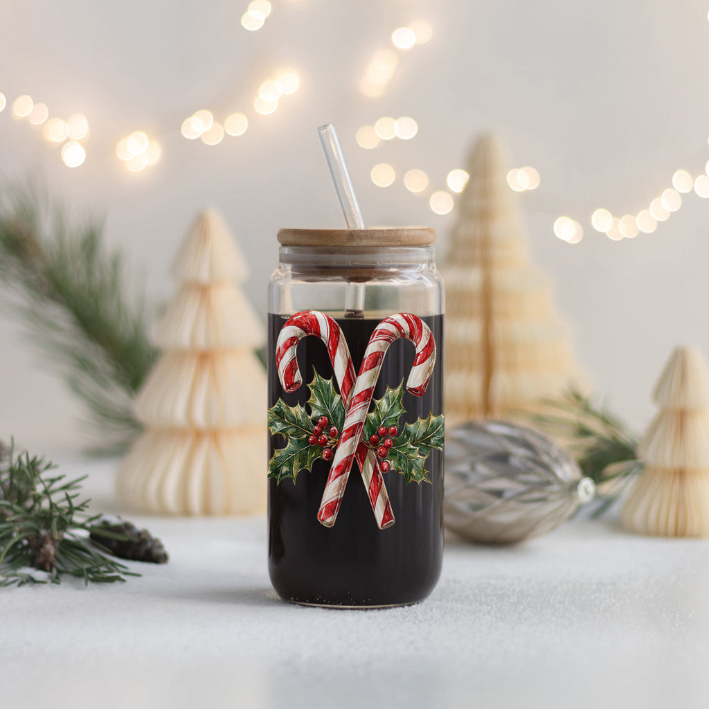 Candy Cane Holly 17oz