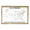 MLS Stadium Map Pinboard