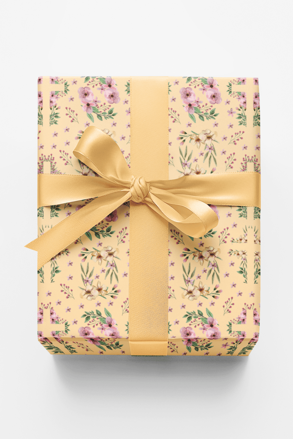 Easter Floral Cross - Orange Cream