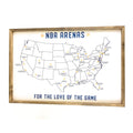 *SALE!* NBA Arena Map Pinboard