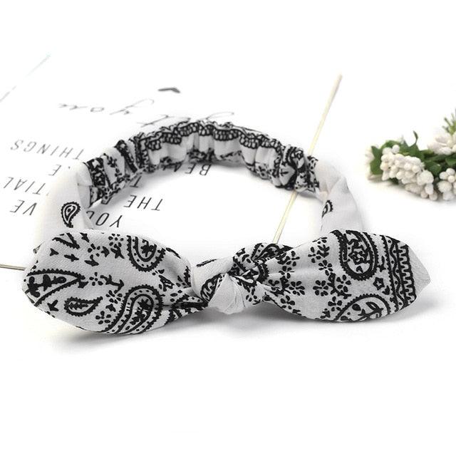 New Women Suede Soft Solid Print Headbands Vintage Cross Knot Elastic Hairbands Bandanas Girls Hair Bands Gorgeous Hair Accessories For Women