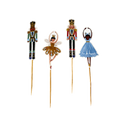 Nutcracker Christmas Cupcake Toppers