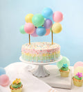 Pastel Mini Balloon Cake Topper Kit – Aesthetic Party Decor for Birthdays & Celebrations