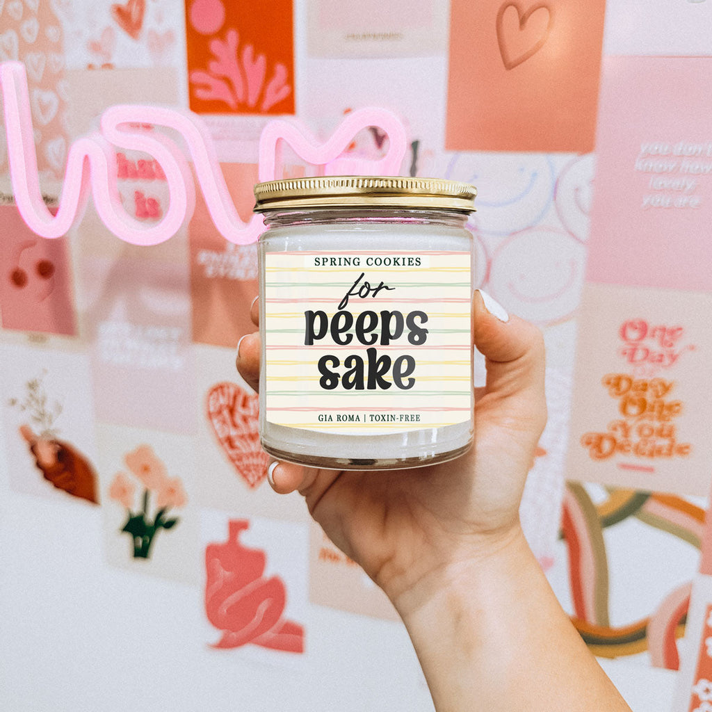 Easter Cookie Candle