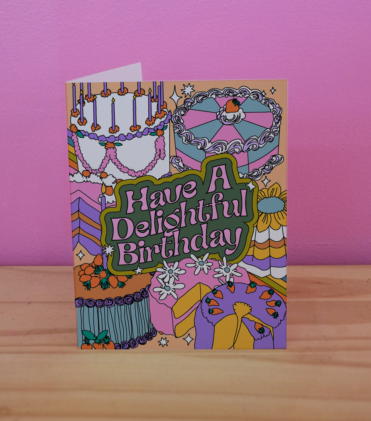 CARD - Delightful Birthday
