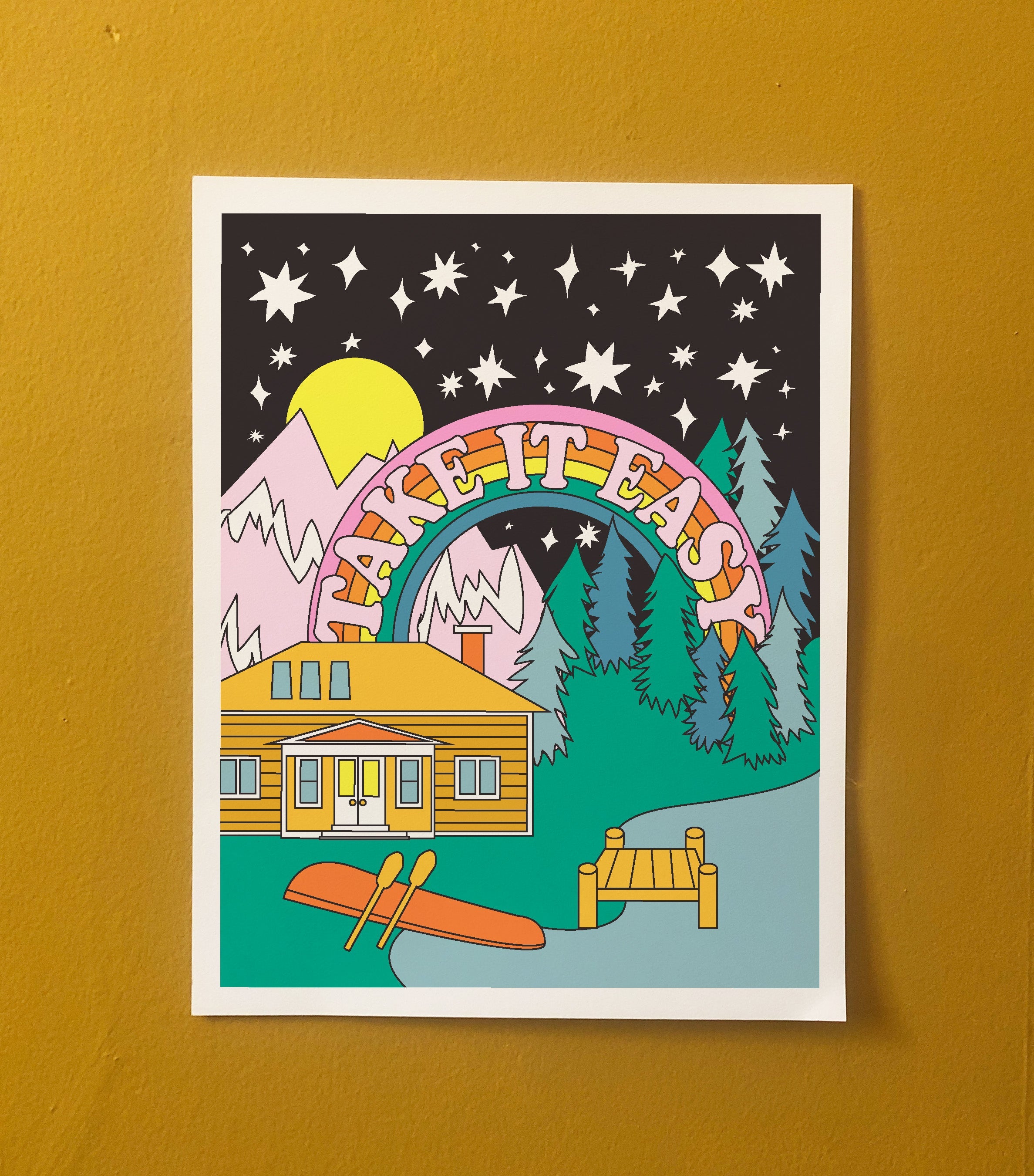 11 x 14 Take it Easy Art Print