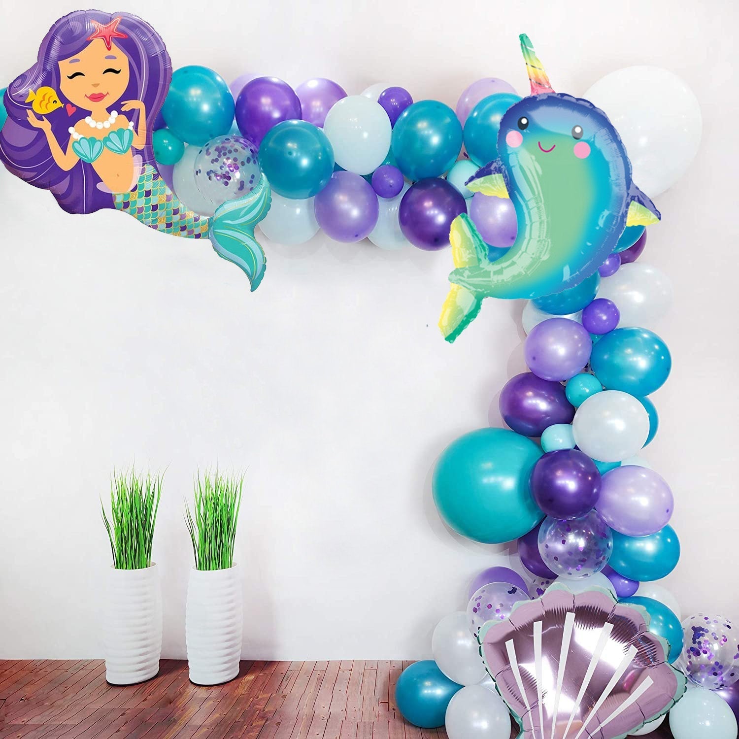 Purple Seashell Balloon