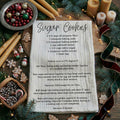 Holiday Cookie Recipe Kitchen Towel