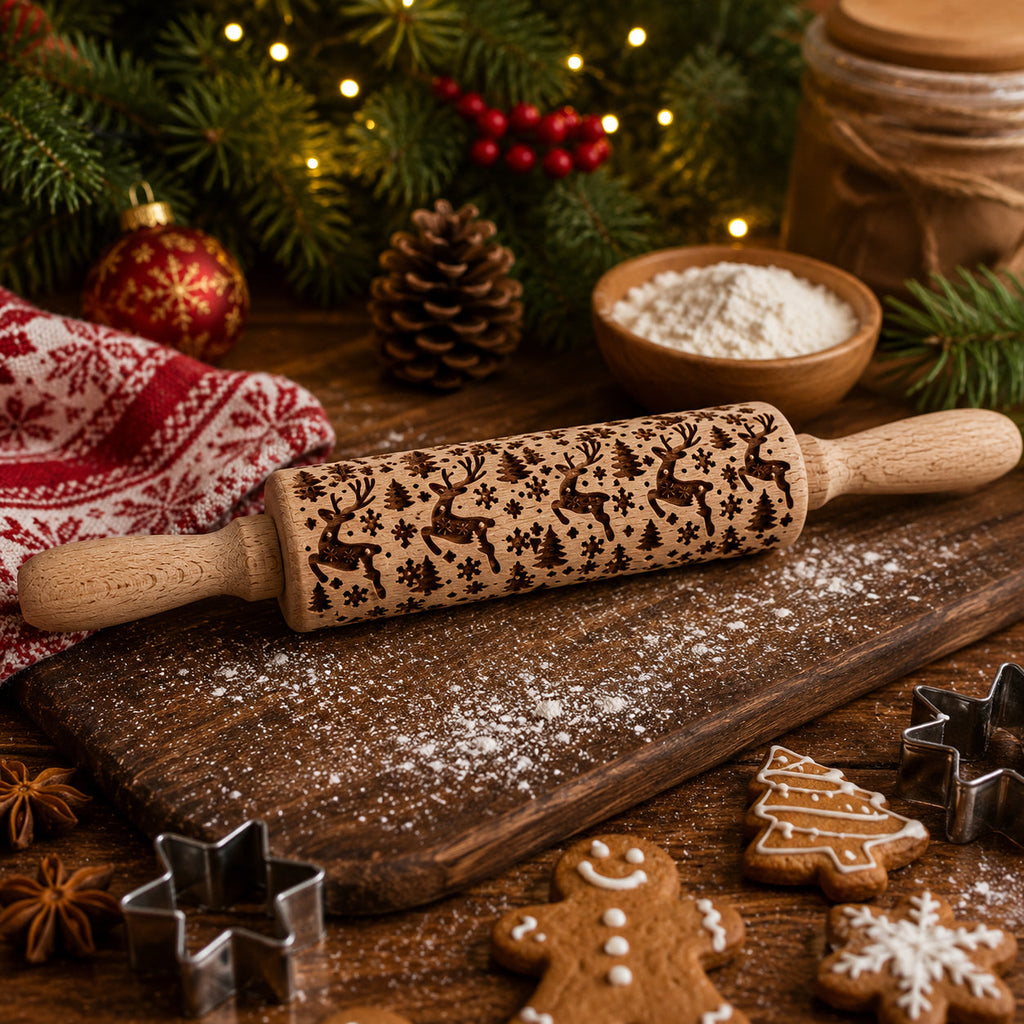 Christmas Rolling Pin Set | 10 Styles