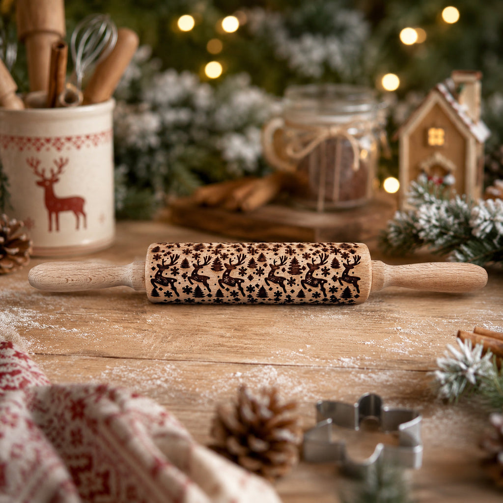 Christmas Rolling Pin Set | 10 Styles
