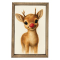 Rudolph Framed Art