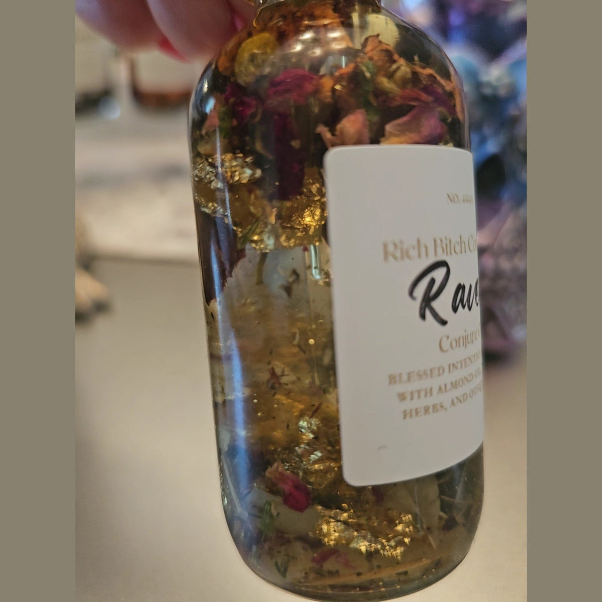Raven Hoodoo Conjure Oil for Intuition, Manifestation, & Spiritual Power Ritual Oil