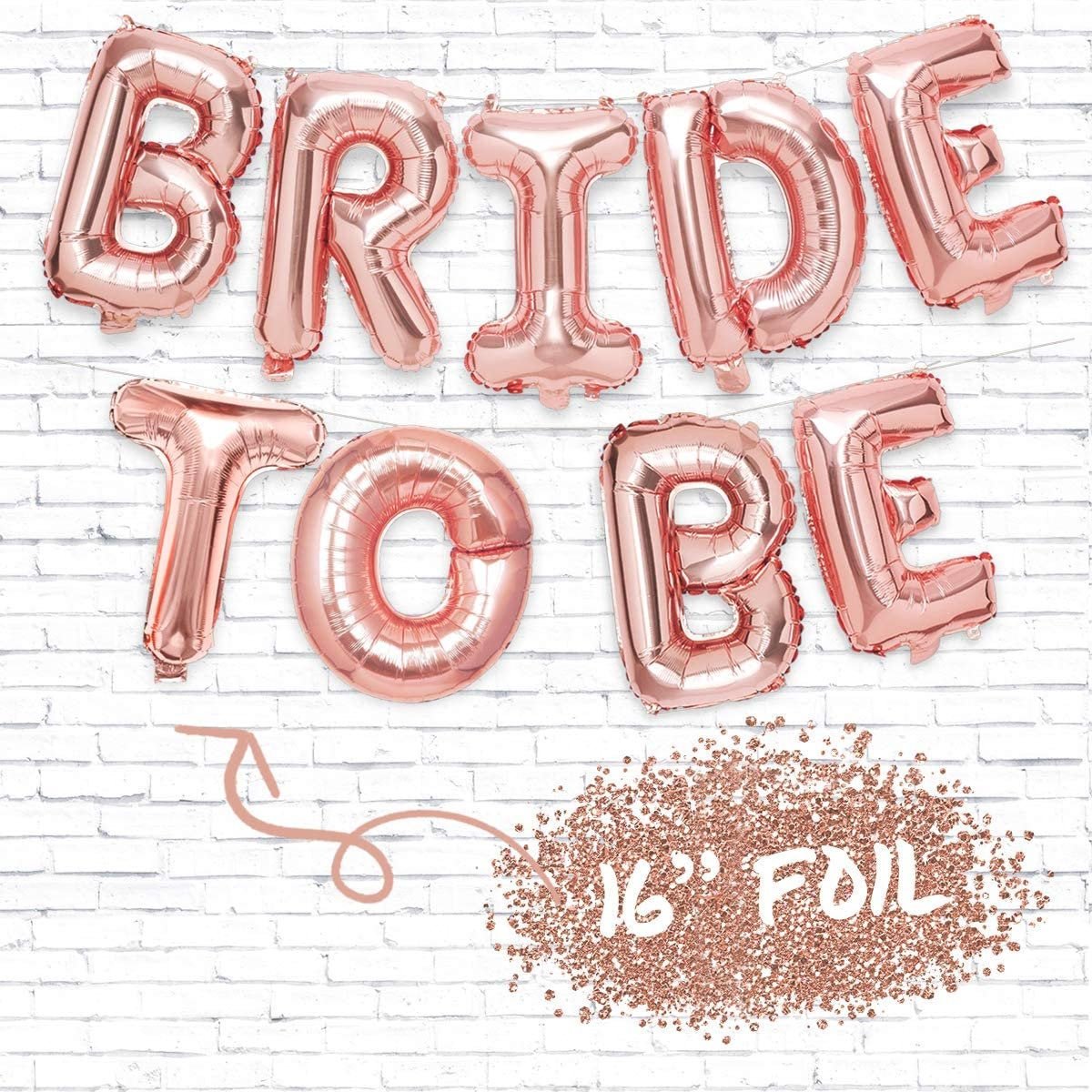 Bride to Be Balloon Banner