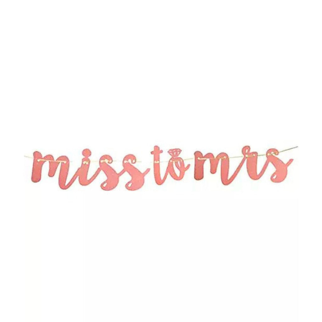 Miss to Mrs Banner